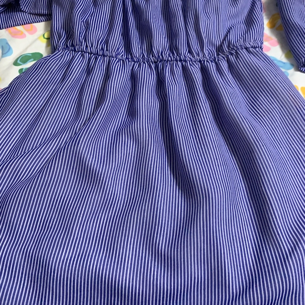 Blue Striped Dress